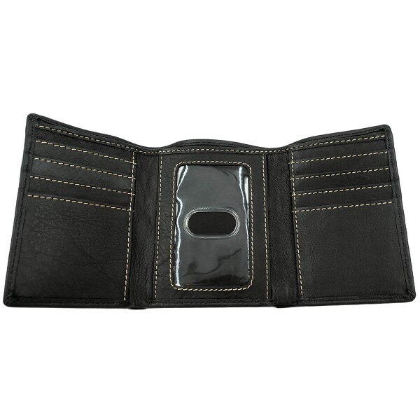 U-State Leather Tri-Fold Wallet